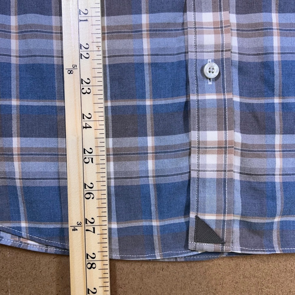 UNTUCKit Long Sleeve Button Down Shirt Men's Large Terrantez Plaid Wrinkle Free - Picture 8 of 11